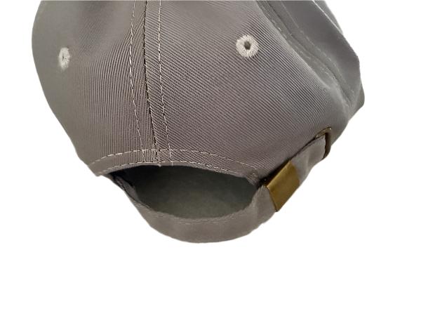 Back of Grey Tesla Baseball Cap #myteslaaccessories