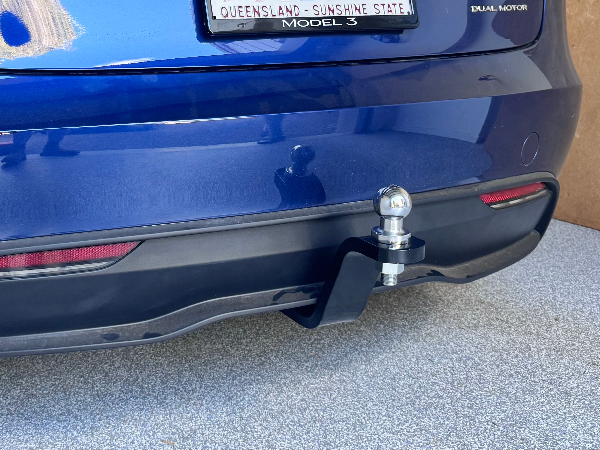 Model 3 Highland Tow Bar Installed - My Tesla Accessories