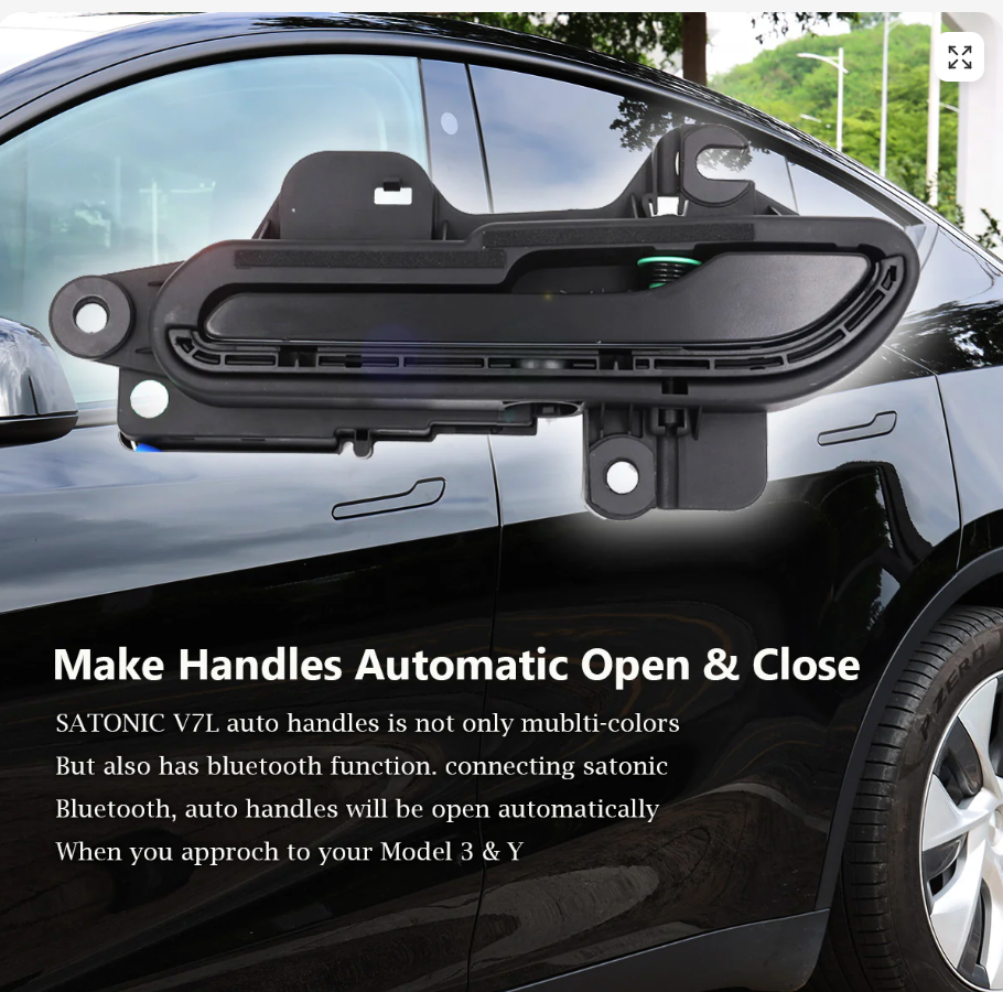 Auto Presenting LED Handles - My Tesla Accessories